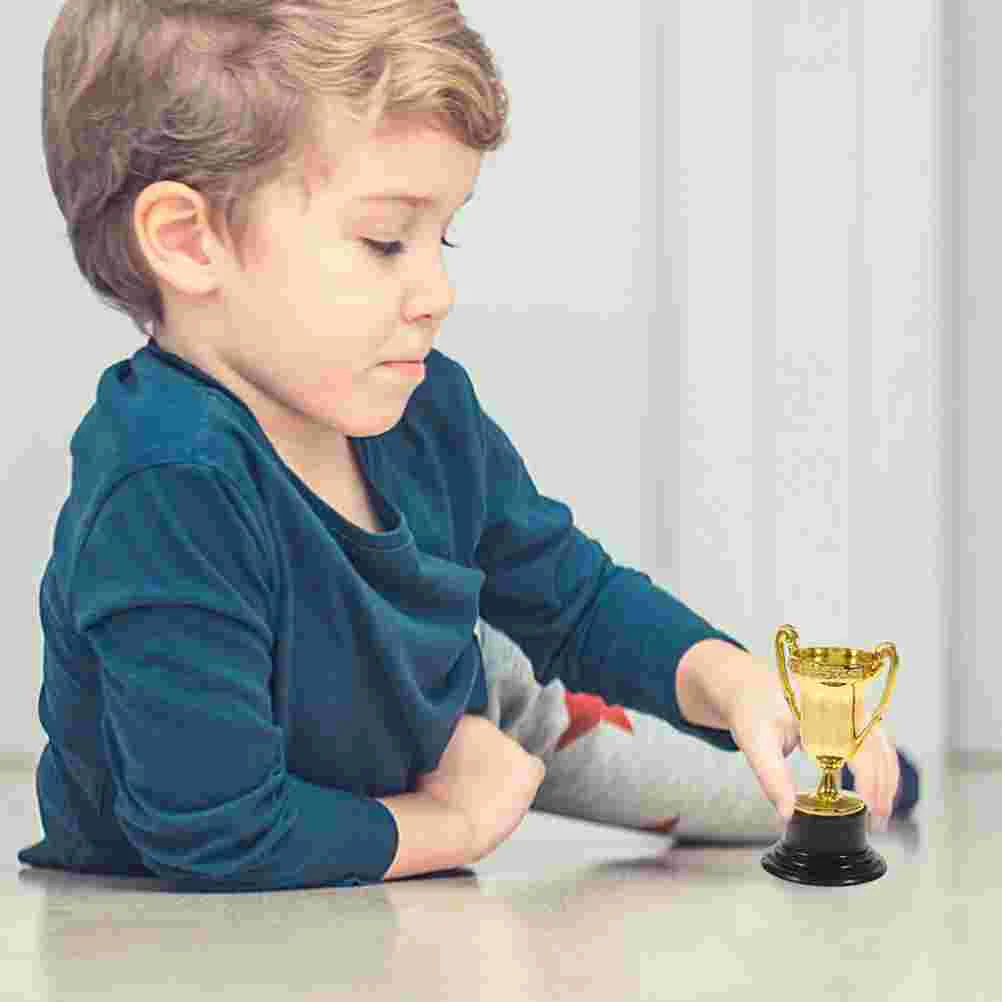 

6 Pcs Mini Trophy Basketball Toys Trophies Small Award Kids Sports Party Favors Plastic Children