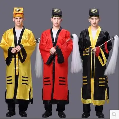 Костюм Taoist для взрослых 3 цвета 150-190 см фонарь тайцзи халаты и платье с шляпой Whick