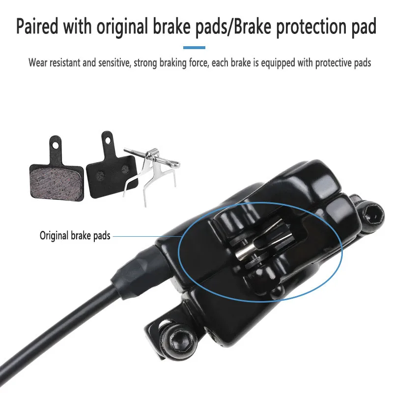 JEDERLO 160 Мм Гидравлические Дисковые Тормоза Для Горного Велосипеда Двухпоршневые