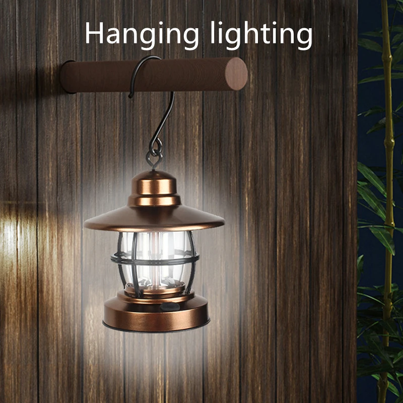 Уличная Водонепроницаемая портативная лампа для кемпинга светодиодный