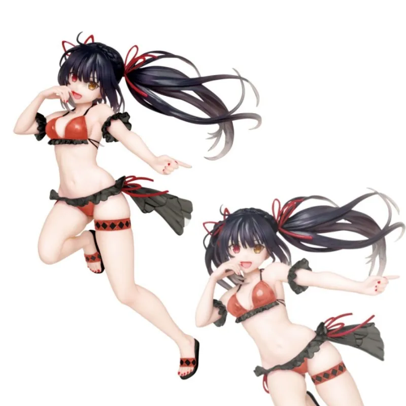 

TAiTO Coreful DATE ALIVE IV Anime Figure 20Cm Kurumi Tokisaki Swimwear Action Figure Toys For Kids Gift Collectible Model