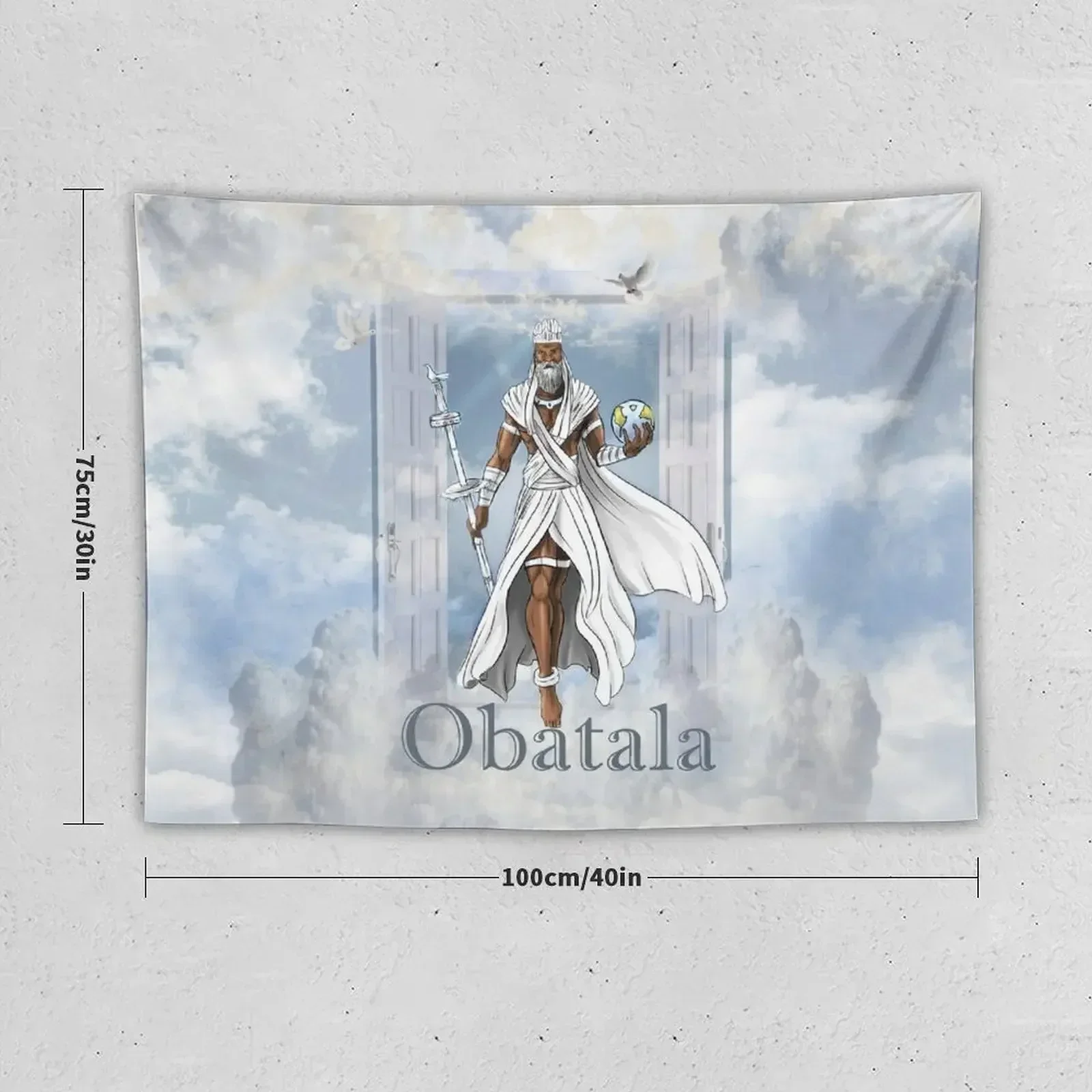 Obatala Бог творчества и мудрости в гобелере йорба пантеона аксессуары для