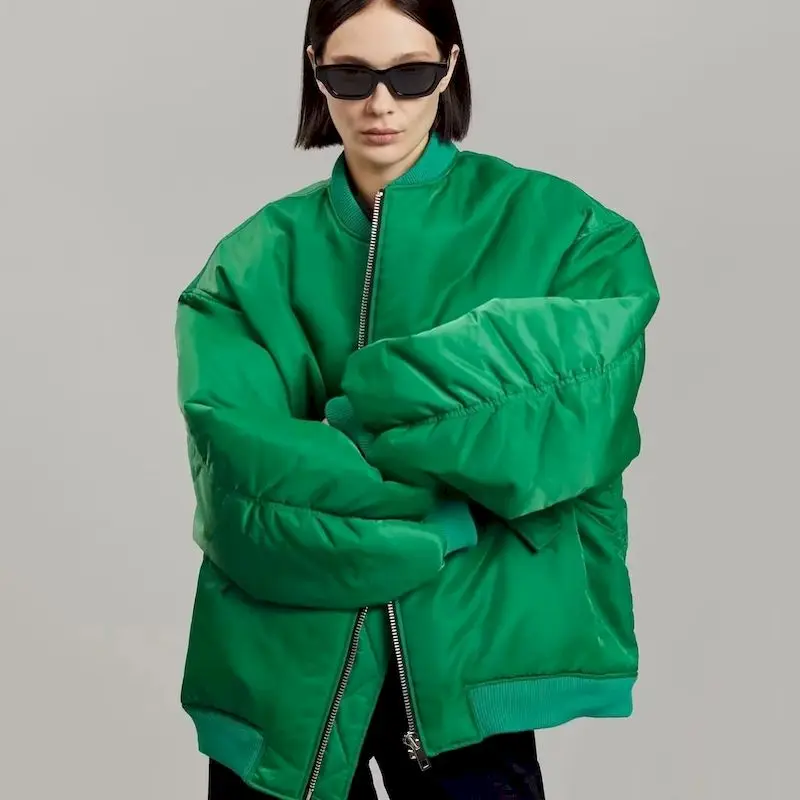 Parkas Winter Jacket Women 2022 New High Street Korean Fashion Baseball Clothescasual Jackets Oversized Female Streetwear Coats