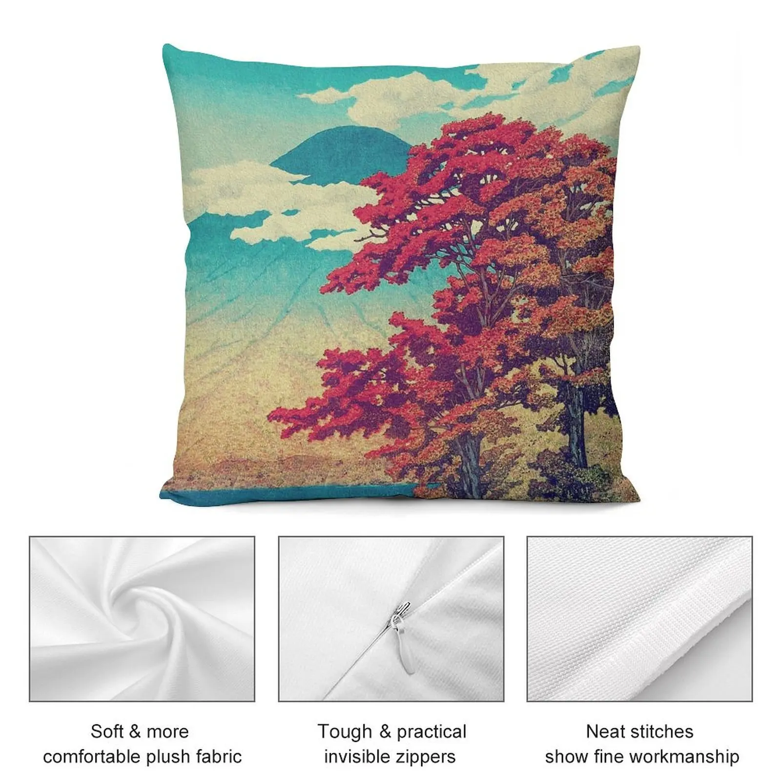 Новый год в Hisseii-природный ландшафт декоративная подушка