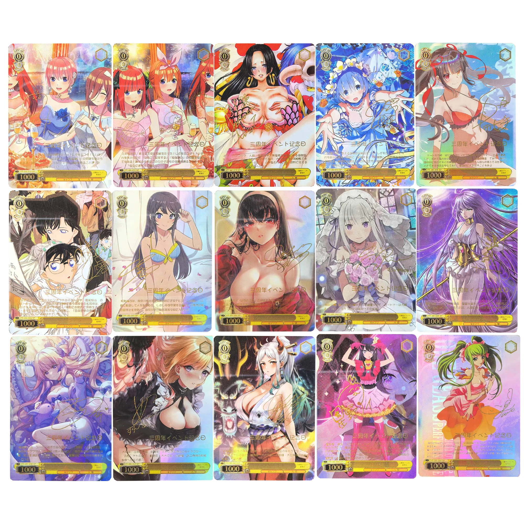 Diy 15 стилей Ws Hancock Hoshino Ai Коллекционная карта Цветная вспышка Горячее тиснение