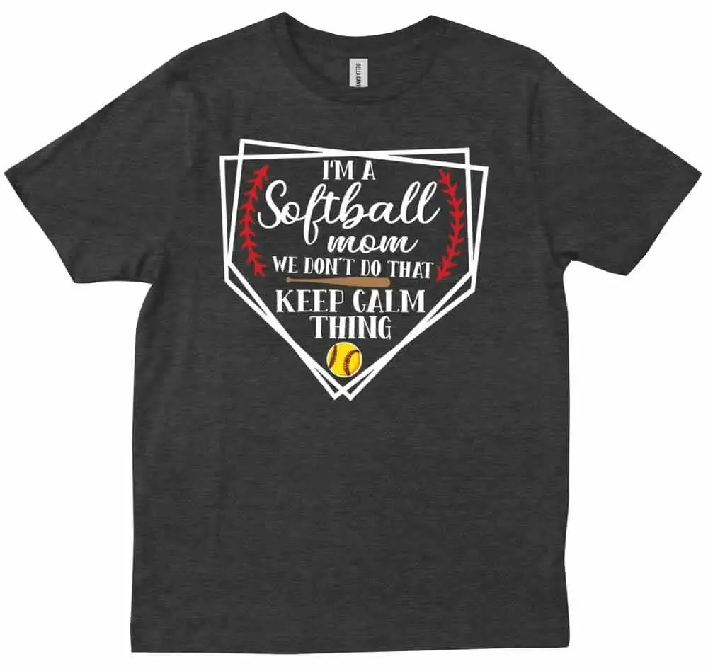 

I A Softball Mom Design крутая забавная Подарочная футболка на День Матери