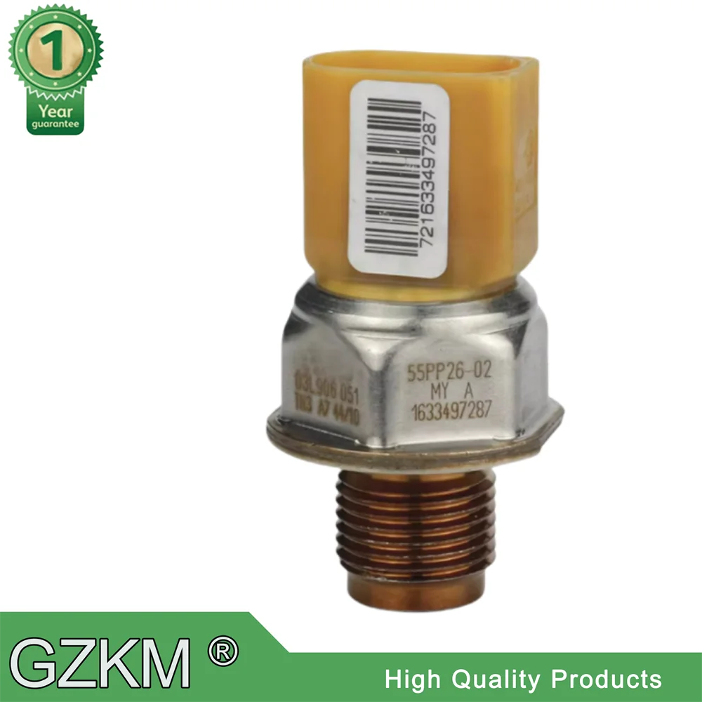 

Датчик давления топливной рейки OEM 03L906051 55PP26-02 03L 906 051 057130764H для T5 для AUDI A3 A4 A5 A6 Q5 2,0 Diesel