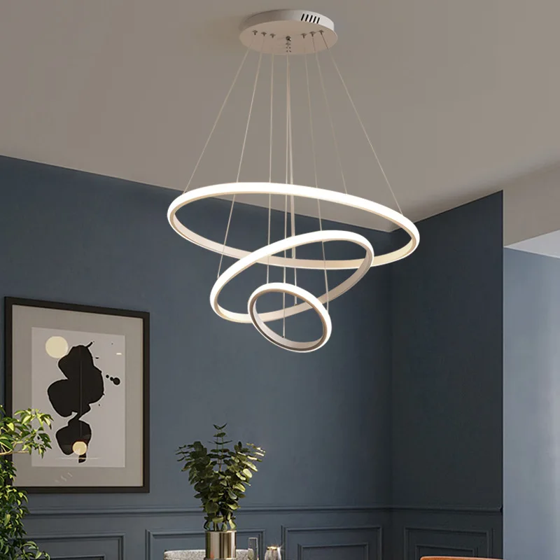 Chandelier Nordic Luxury Dining  Bar Living Room Bedroom Shop Lighting Net Red Creative Simple Modern