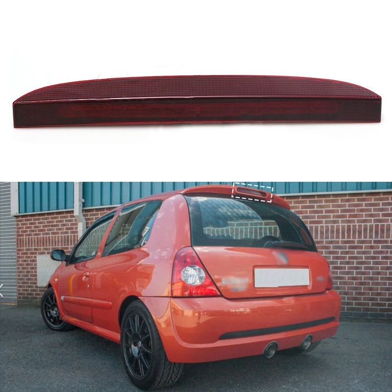 

Car High Mount Rear Stop Lamp 3rd Brake Light For Renault Clio MK2 MK3 1998 1999-2014 7700410753 Auto Rear High Level Stop Light