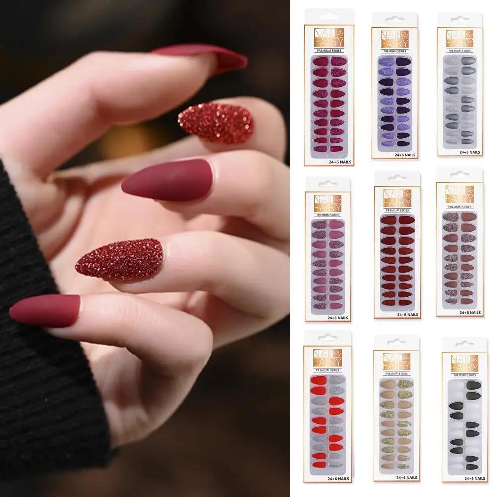 

1 Set Glitter Nails Delicate Multicolor Detachable Sequins Glitter Nail Stickers for Party False Nails Nail Stickers