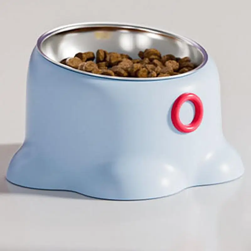 Наклонная миска для корма домашних животных наклонная кошек кормления в