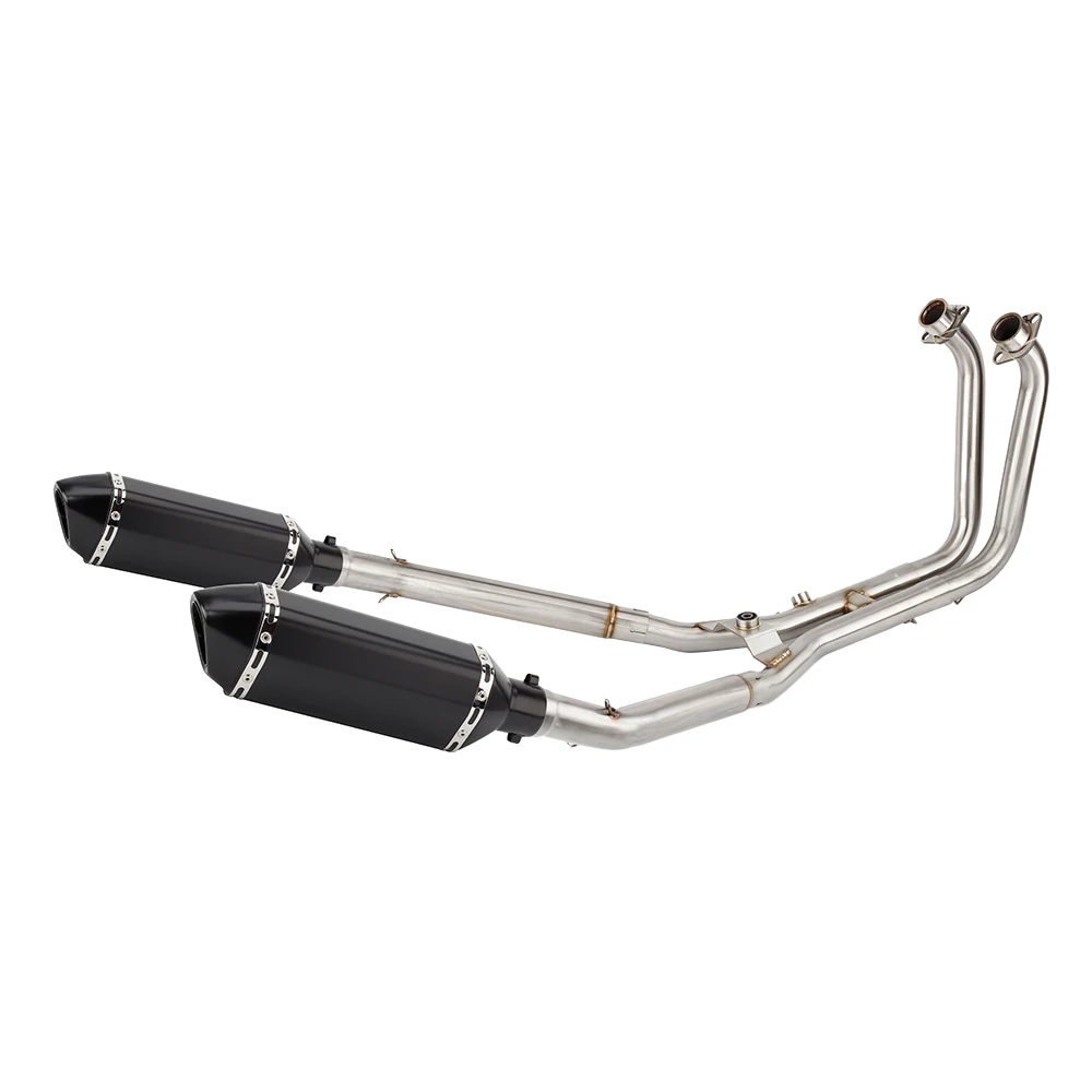 Фото Для Yamaha TDM 900 2002-2013 TDM900 Escape без шнуровки глушитель мотоцикла со звеньевой трубой №1