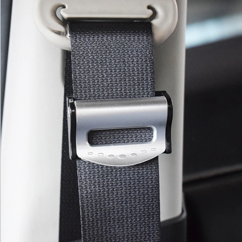 

2pcs Upgrade Universal Car Seat Belts Clips Fitted Safety Adjustable Stopper Buckle Accessories Set