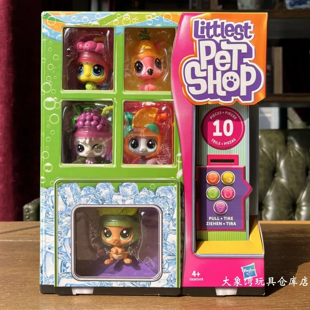 Фото Кукла Hasbro Littlest Pet Shop E5620 Kawaii Fruit Smoothie Shop, подарок, игрушка, модель, аниме-фигурки, коллекционные украшения №1
