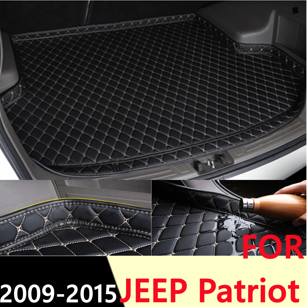 

Car Trunk Mat For JEEP Patriot 2009-15 All Weather XPE High Side Rear Cargo Cover Carpet Liner Tail AUTO Parts Boot Luggage Pad