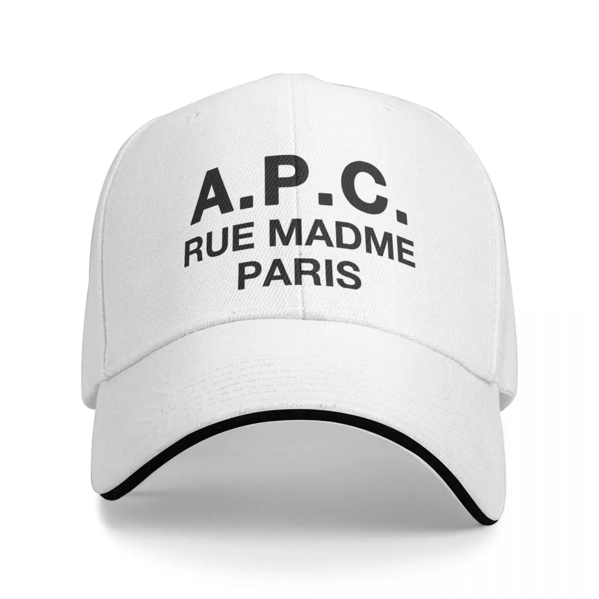 

APC Brand Letter Printed Trucker Hat Merch Vintage Snapback Hat For Unisex Style Casquette Fit All Size