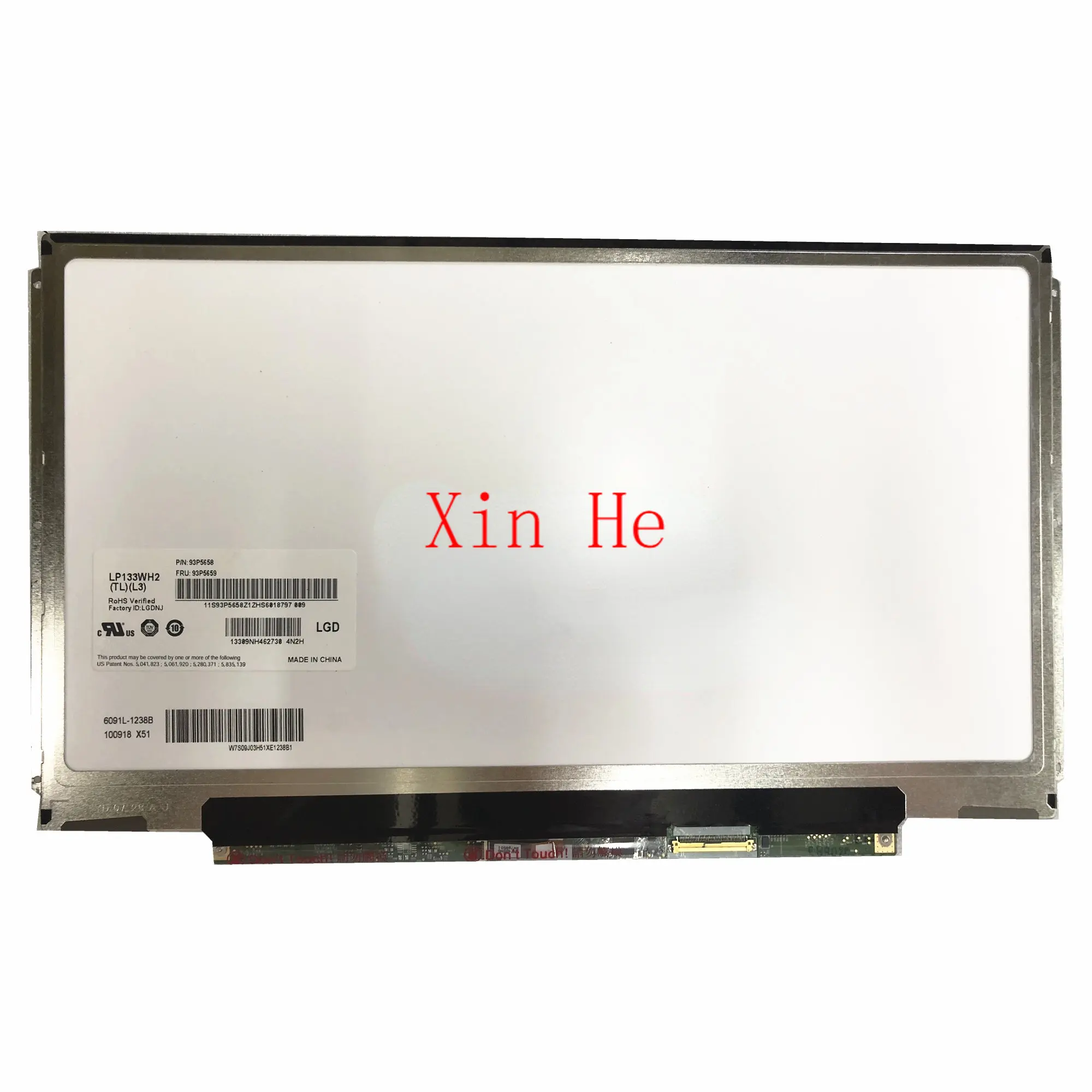 LCD-экран для ноутбука 13,3 дюймов, 1920*1080, LVDS, 40 контактов