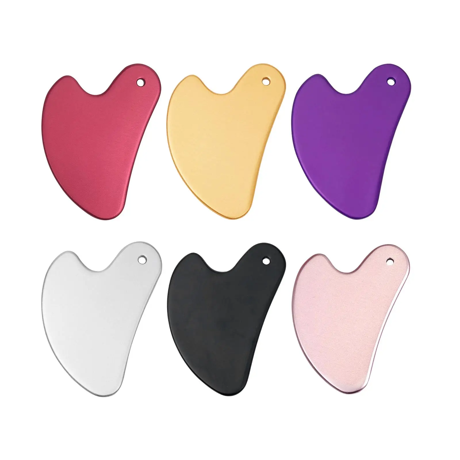 

Metal Gua Sha Facial Massage Tool Lifting The Skin Skincare Easy Carry