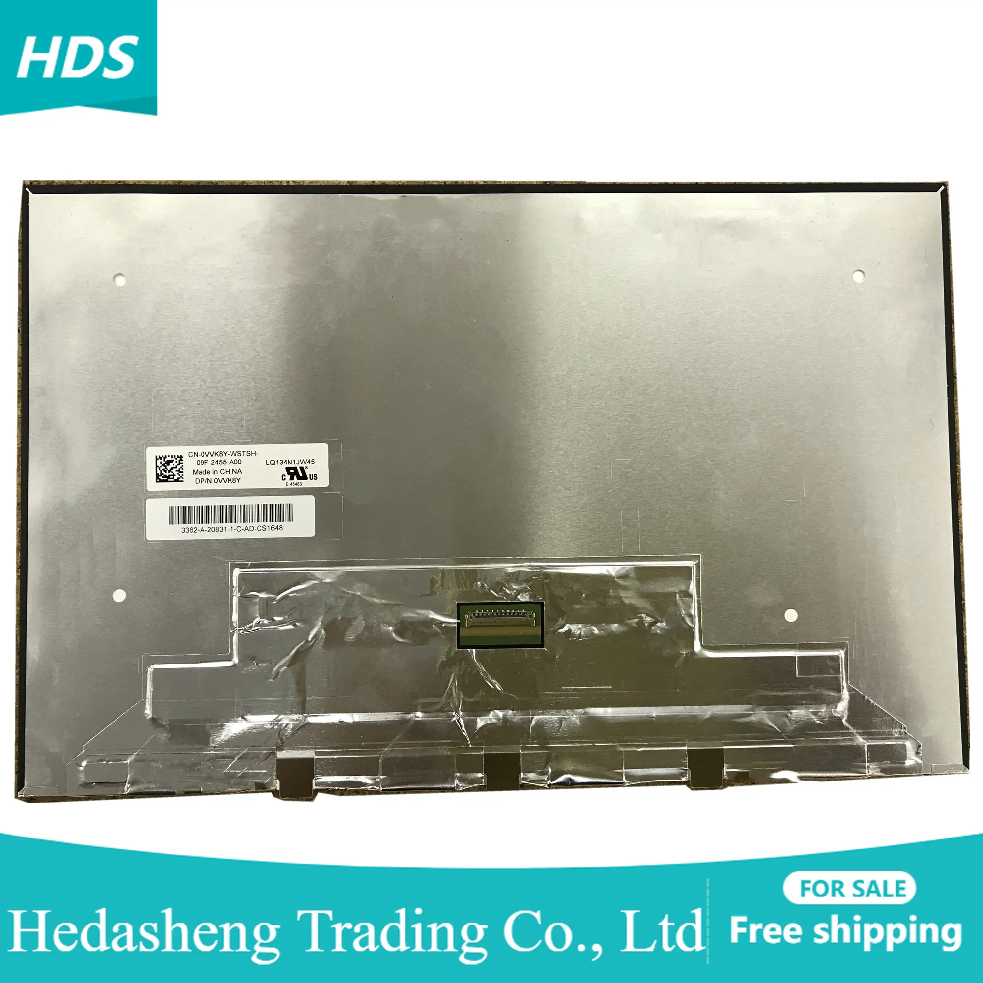 

LQ134N1JW45 13.4inch EVT LQ0DASD652 LQ0DASD654 LCD Screen DP/N: 0VVK8Y Non-touch
