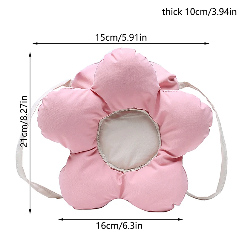 Korean Cute Sunflower Shoulder Bag Candy Color Flower Shaped Messenger Bags Crossbody Bag For Girls Gift