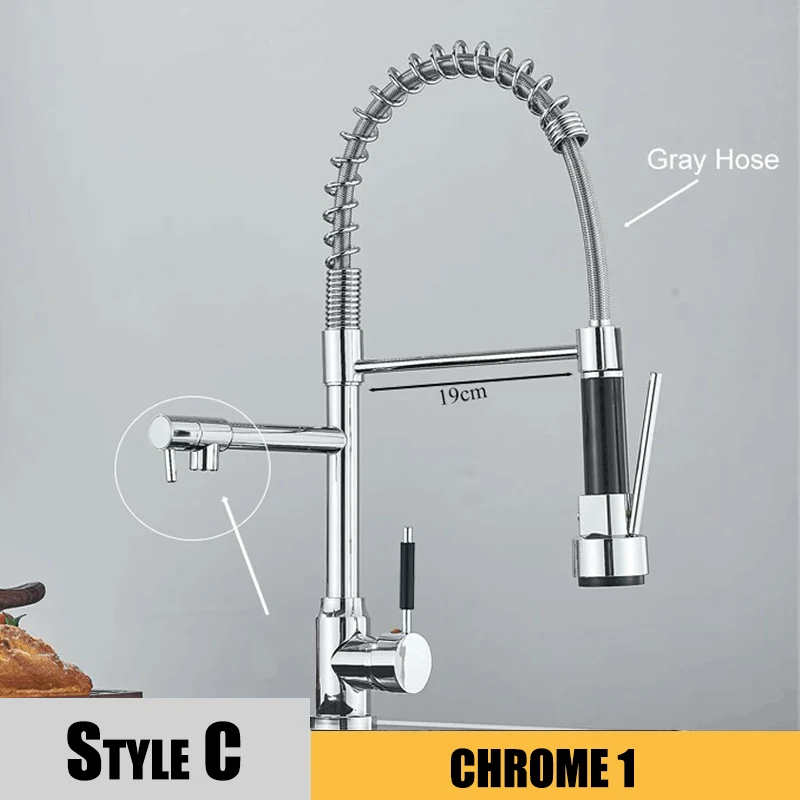 

Wanmivezlo никелевый выдвижной смеситель для кухни