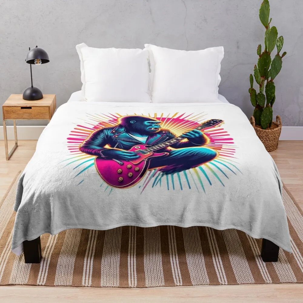 Rockin' Gorilla Guitarist: пледы летнее постельное белье пушистые мягкие одеяла для
