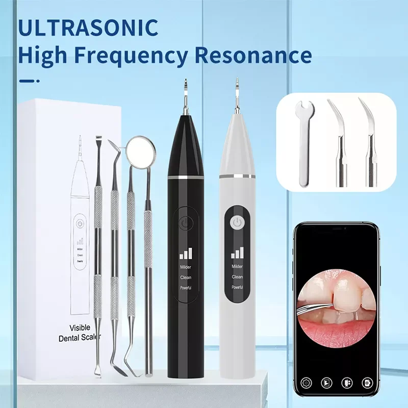 Enlarge Ultrasonic Teeth Cleaner Dental Tartar Stone Remover HD Visual Scaler Electric Oral Irrigators Limpieza Dental Teeth Whitening