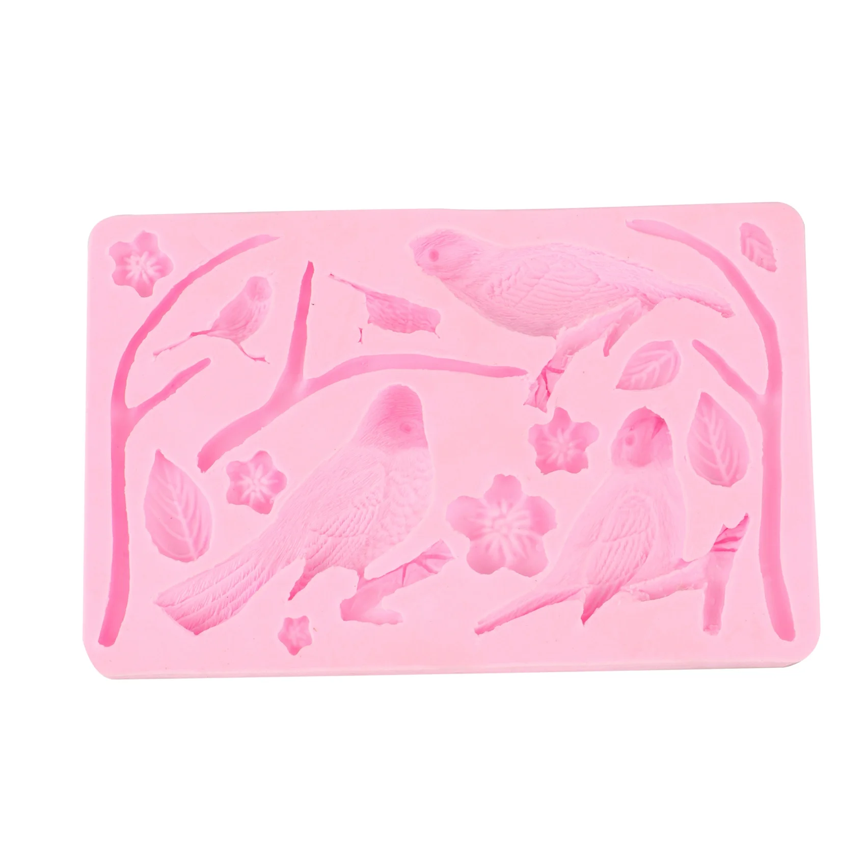 

Силиконовая форма для украшения торта в виде цветка, птицы, черепахи, Листьев, фламинго, форма для торта, клей, форма для выпадания сахара