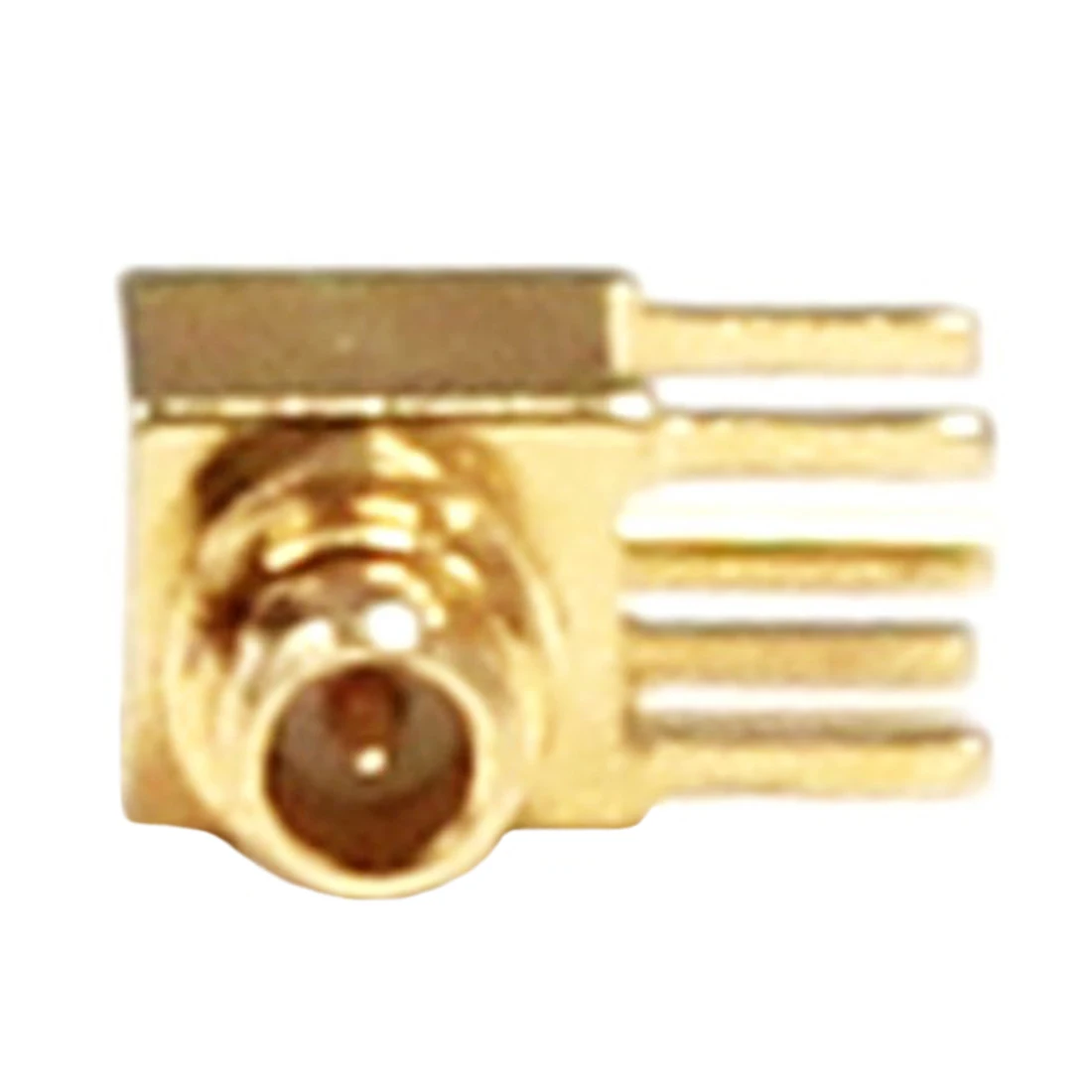 

1pc MMCX Male Plug RF Coax Connector PCB Mount Right Angle 90-Degree Goldplated Solder Terminal New Wholesale Welding