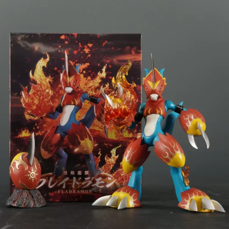 Фото Аниме Digimon Adventure Фигурка Fladramon Фигурки Digimon Фигурка Статуя ПВХ Модель Коллекционный Декор Стола Подарки На День Рождения Игрушка №1