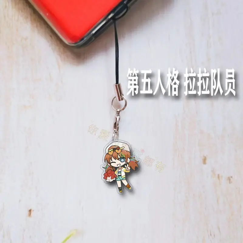 6 шт. Identity V Cheerleader мобильный ремешок-цепочка чехол для телефона милые акриловые