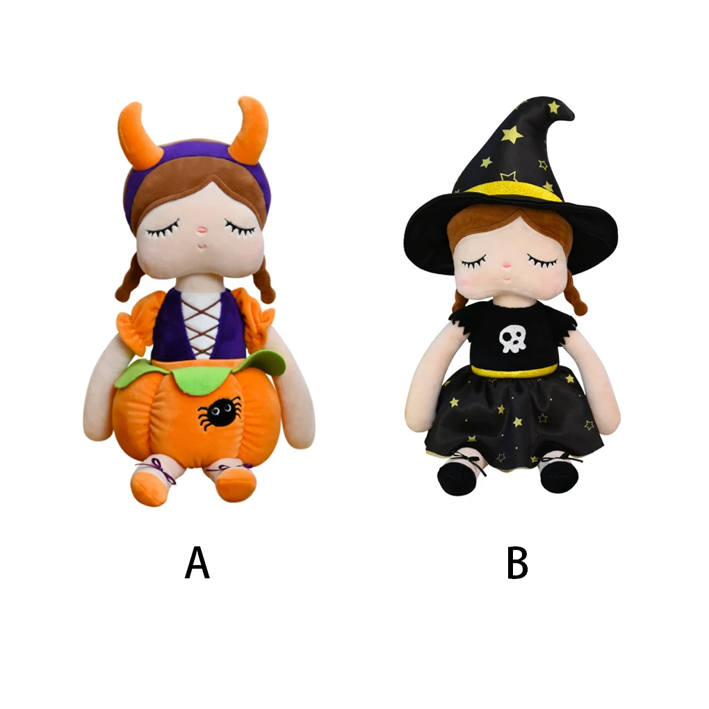 

Halloween Girl Stuffed Toy Home Decoration Children Adorable Doll Plaything Plush Toys Festival Gift Kids Dolls