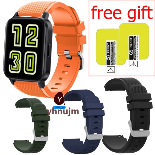 

Ремешок для часов Realme DIZO Watch 2, спортивный мягкий ремешок для телефона, Защитная пленка для экрана, аксессуары