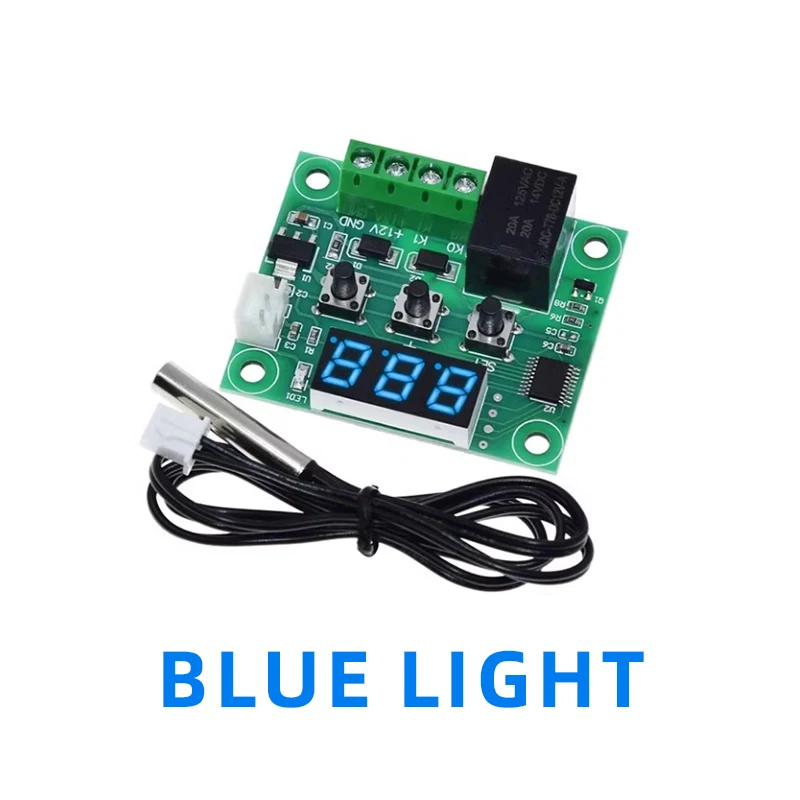 

XH-W1209 Высокоточный регулятор температуры с цифровым дисплеем Переключатель контроля температуры Микроплата контроля температуры