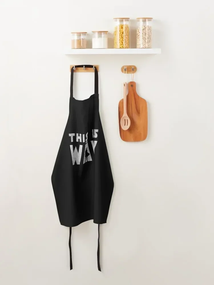 this is the way mando ретро серый фартук платье для мужчин рабочие платья женщин уборка