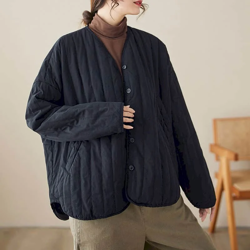 Женская флисовая куртка с длинным рукавом однотонная Свободная Повседневная