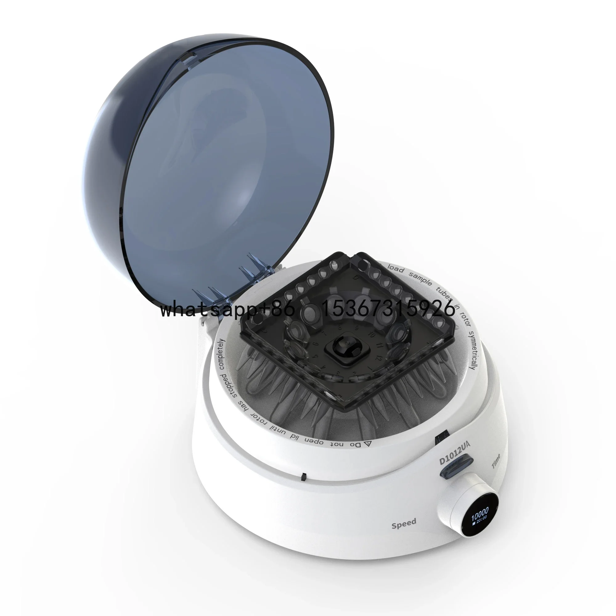 Nade D1012ua 10000 об/мин 7490xg Lab Hoge Snelheid Palm Micro Центрифуга Draagbare Mini для Snelle Spins