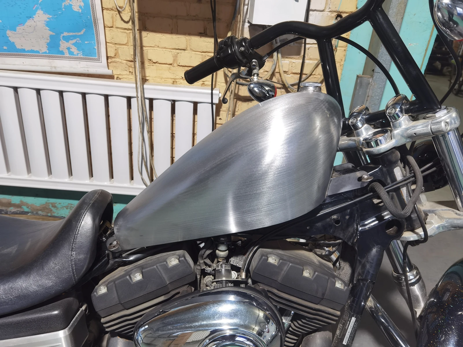15л мотоциклетный бензиновый топливный бак для Harley Dyna 1999-2003 гг.