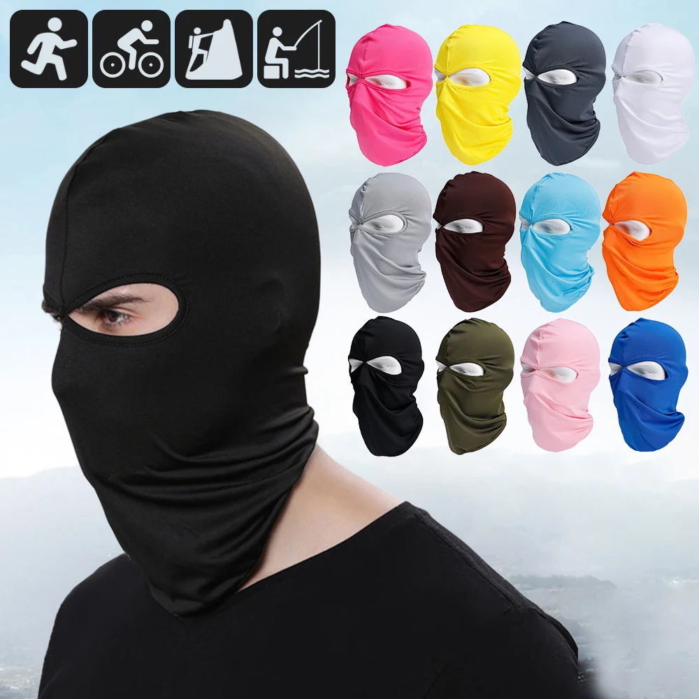 

Мотоциклетная маска для лица, велосипедная Балаклава, полное покрытие, маска для лица, шапка, Балаклава, лайкра, лыжная, летняя, солнцезащитная, ультрафиолетовая, Лидер продаж