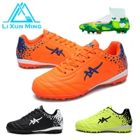 men football boots high ankle adult kids tffg soccer shoes cleats grass training sport footwear 2022 trend men sneakers 34 45
