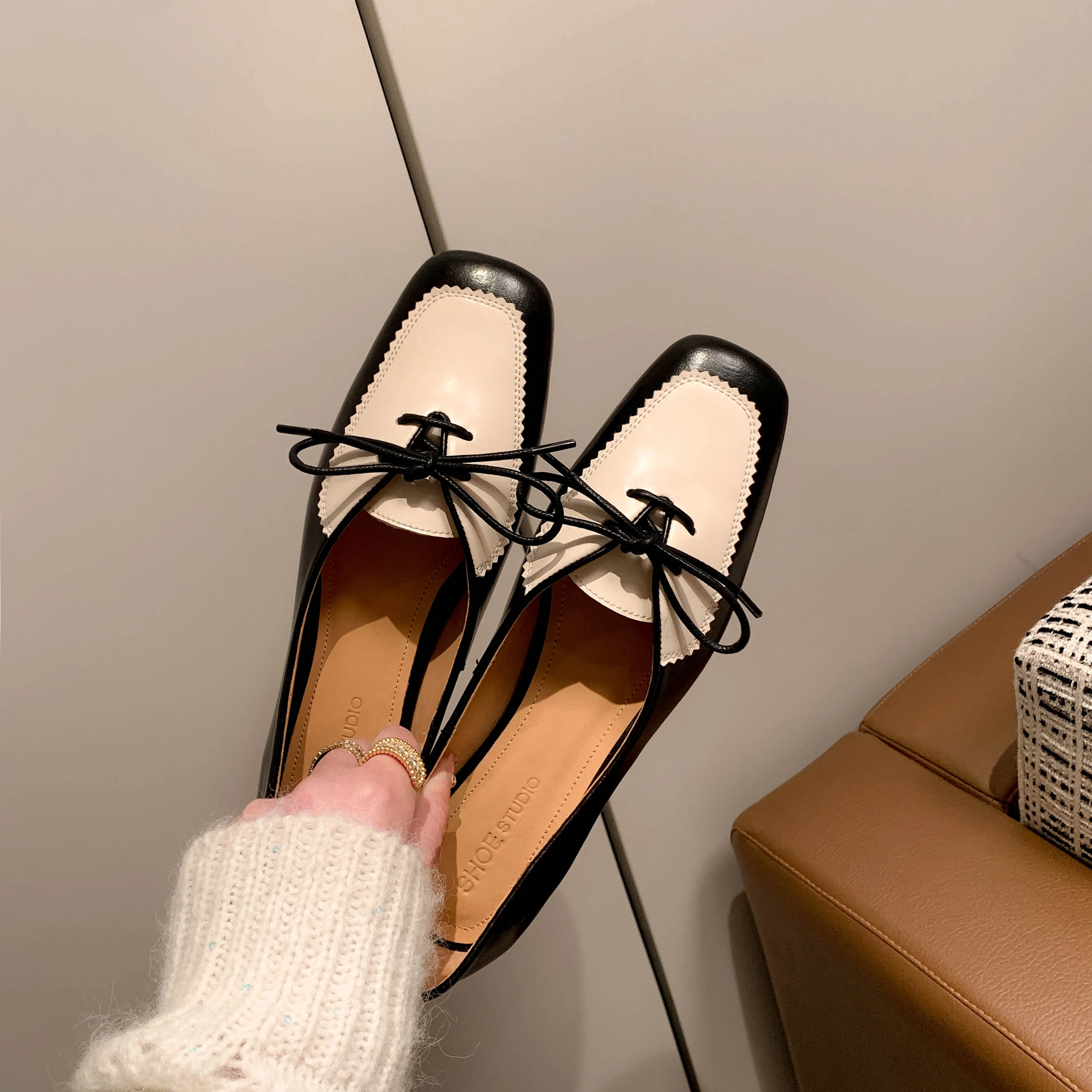 QUTAA/Коллекция 2023 года Сезон весна-лето Женские туфли-лодочки Модные элегантные