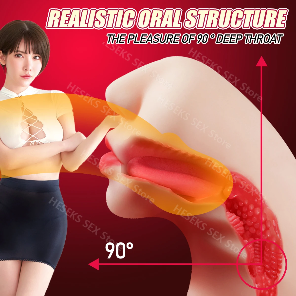 Реалистичная вагина HESEKS