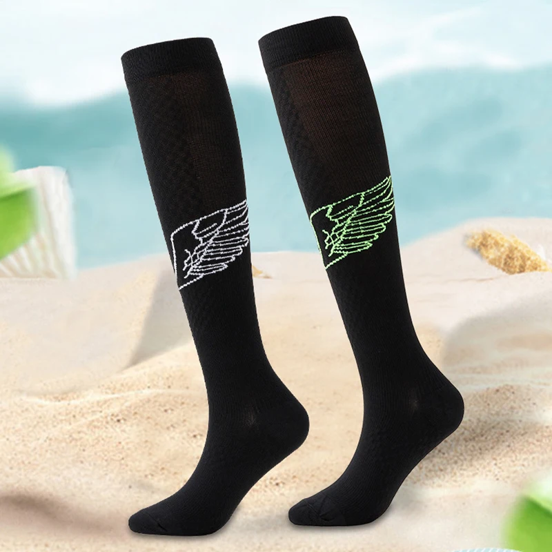 Men Women Stockings 15-20MmHg Nursing Cycling Running Socks Blood Circulation Promotion Slimming Breathable Compression Socks