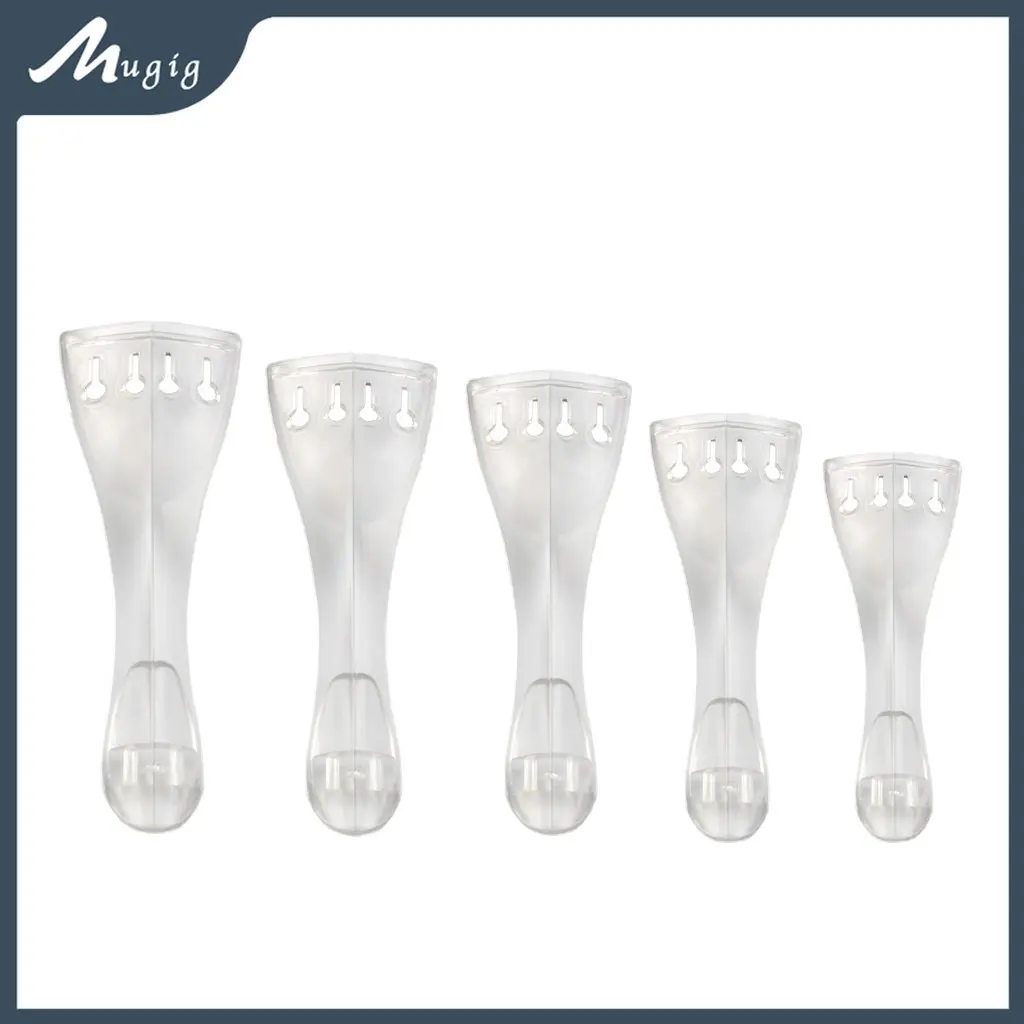 

Mugig Crystal Violin Tailpiece For 4/4 3/4 1/2 1/4 1/8 Violin Parts Accessories Fiddle Tailpiece