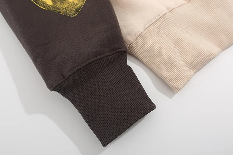 Свитшот мужской и женский флисовый с круглым вырезом в стиле ретро |