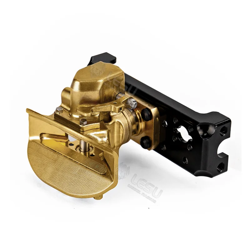 Металлический хвостовой крюк с рулевым двигателем для 1/14 Tamiya RC Truck Scania Volvo Benz Man King