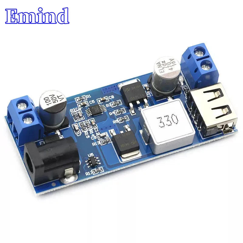 

DC 5V6A DC-DC Step-Down Power Supply Module USB Charging 5A High Power 30W 12V24V To 5V Power Converter