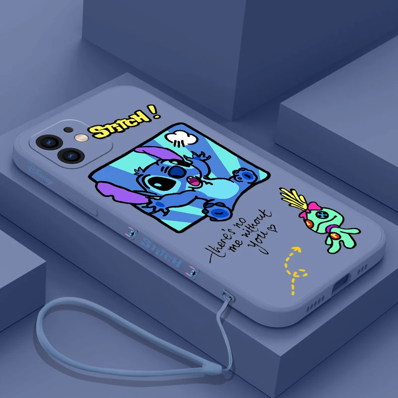 Телефонный чехол Disney Stitch для Xiaomi Redmi Note 11 10A 11T 10 10T 10S 9T 9 8 7 Pro Plus 10C 9A 9C 4G 5G с ремешком.