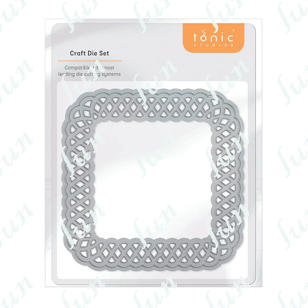 

Doily Square Metal Cutting Dies Handmade DIY Making Scrapbooking Photo Album Craft Decor Embossing Template Die Sheets