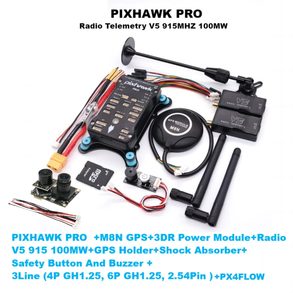 PIXHAWK PX4 2.4.8/PRO/6C PRO PX4FLOW PIX 32 Контроллер полета Автопилот с 4G SD AN Квадрокоптер Ardupilot